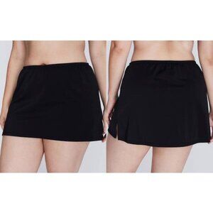 Lane Bryant Cacique Slitted Swim Skirt 22